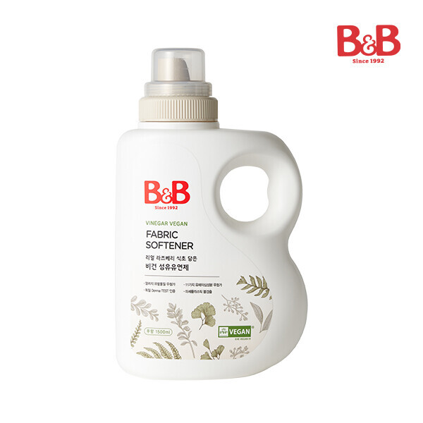 메디앙스 공식몰 아이맘,비앤비 비건섬유유연제 1500ml(용기)