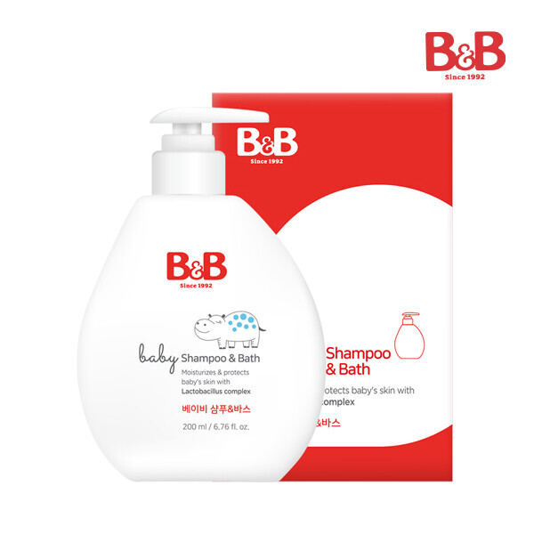 메디앙스 공식몰 아이맘,비앤비 베이비 샴푸&바스 200ml