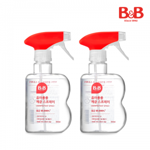 [800ml섬유세제증정] 비앤비 유아용품 제균스프레이 300ml(용기)X2개입