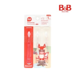 [1+1] 비앤비 유아칫솔 1단계 (뮤아)3입