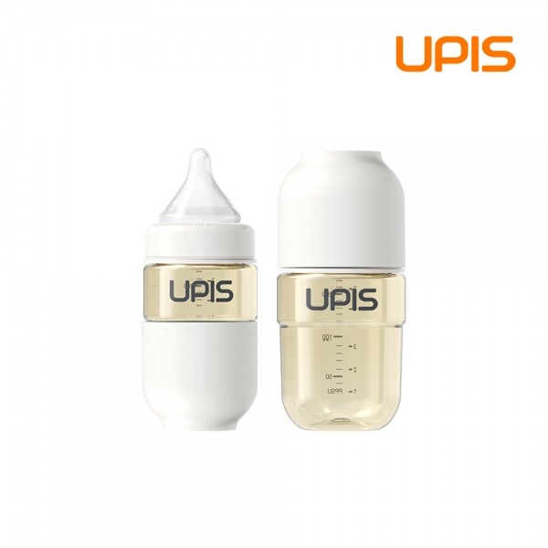 메디앙스 공식몰 아이맘,유피스 PPSU 젖병 180ml 화이트 (젖병+젖꼭지)