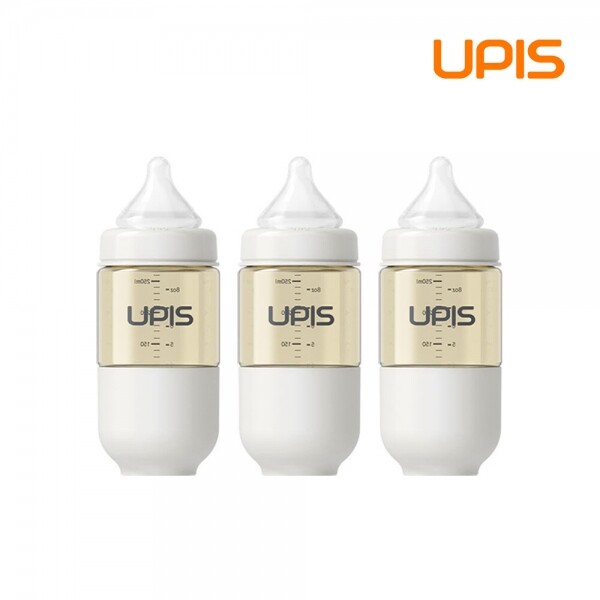 메디앙스 공식몰 아이맘,유피스 PPSU 젖병 260mlx3개 화이트(단계선택)