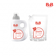 비앤비 섬유유연제(베르가못) 1500ml(용기)+섬유유연제 1500ml(리필)