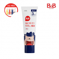 [칫솔사은품증정] 비앤비 에코 키즈 치약(딸기) 80g /저불소/36개월부터~