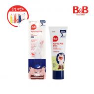 [칫솔사은품증정] 비앤비 3단계 칫솔&치약 SET(3단계칫솔+에코키즈치약)