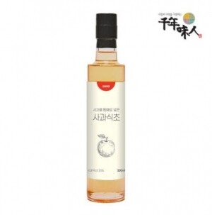 [천년미인] 국산 사과를 갈아넣은 사과식초 300ml
