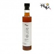 [천년미인] 100% 국내산 참깨 저온착유 참기름 180ml