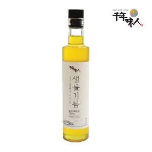 [천년미인] 100% 국내산 들깨 생들기름 180ml