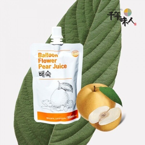 메디앙스 공식몰 아이맘,[천년미인] 배도라지즙 국내산 원료 배숙 100mlx12포 선물용 선물세