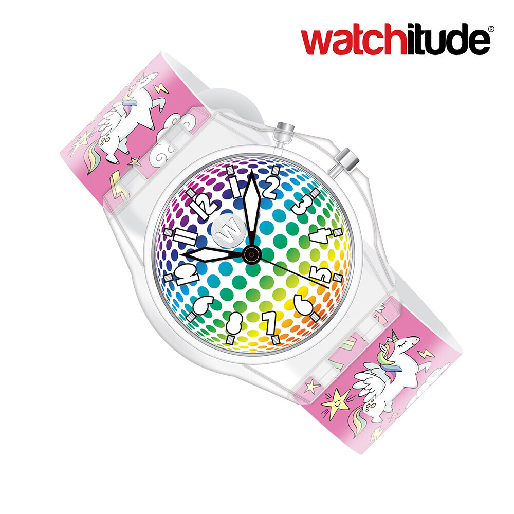 메디앙스 공식몰 아이맘,와치튜드 키즈워치 GLOW LED 어린이 유아 손목 시계 유니콘월드 625